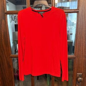 Ralph Lauren Bold Red Crew Neck Shirt